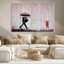 Banksy Wall Art Canvas Print, Framed Graffiti Art Picture by MyGreatCanvas | Canvas Wall Art Prints | Photo Prints & Wall Decor