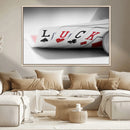 Framed Luck Poker Cards Canvas – Modern Triptych Wall Art,