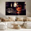 Whiskey and Cigar Canvas – Luxurious Wall Art for Home or