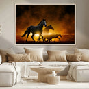 Horse Wall Art Canvas Print, Multi Panel Animal Canvas Print