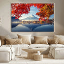 Mount Fuji Canvas Wall Art Japan Autumn Mountain Canvas