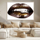 Close Up Lips Wall Art Canvas Print by MyGreatCanvas | Canvas Wall Art Prints | Photo Prints & Wall Decor