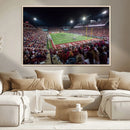 Mississippi State Bulldogs Stadium Wall Art Canvas Print –