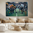 American Football Playing Wall Art Canvas Print by MyGreatCanvas | Canvas Wall Art Prints | Photo Prints & Wall Decor