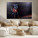 American Football Wall Art Canvas Print, Stadium Sport Wall