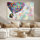Up Pixar Poster, Look Up Pixar Wall Art, Up Pixar Canvas,