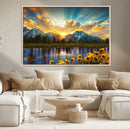 Grand Teton Park Sunrise Wall Art – Vibrant Landscape Canvas by MyGreatCanvas | Canvas Wall Art Prints | Photo Prints & Wall Decor
