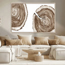 Wood Tree Ring Wall Art Canvas Prints, Tree Rings –