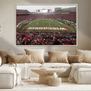 Wisconsin Badgers Team Print Canvas - Madison Camp Randall