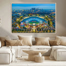 Los Angeles Dodgers Wall Art Canvas, Dodger Stadium Wall Art