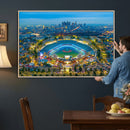 Los Angeles Dodgers Wall Art Canvas, Dodger Stadium Wall Art