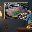 Michigan Wolverines Football Team Print - Ann Arbor Michigan