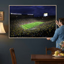 Michigan Wolverines Football Canvas Wall Decor, Football