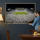 Beaver Stadium Night Game Triple Canvas Wall Art - Penn