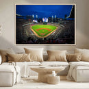 Truist Park Night Game Canvas Art - Atlanta Braves Stadium