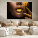 African American Art Black Woman Canvas Print, African Wall