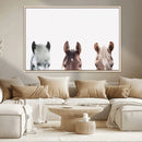 Horse Wall Art - Minimalist Horse Triptych Wall Art – Modern by MyGreatCanvas | Canvas Wall Art Prints | Photo Prints & Wall Decor
