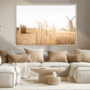 Vintage Farmhouse Triptych Wall Art – Giclée Canvas