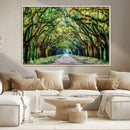 Serene Tree Tunnel Wall Art Canvas Print – Pathway Under by MyGreatCanvas | Canvas Wall Art Prints | Photo Prints & Wall Decor