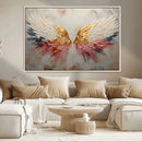 Golden Angel Wings Wall Art Canvas Print – Stunning Abstract by MyGreatCanvas | Canvas Wall Art Prints | Photo Prints & Wall Decor