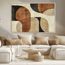 Wabi Sabi Abstract Wall Art Canvas Print | Large Minimalist