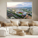 Old Trafford Manchester United Stadium Wall Art Canvas Print