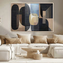 Minimalist Wabi Sabi Abstract Geometric Wall Art Canvas