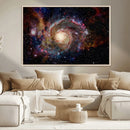 Nebula and Galaxies in Space Wall Art Canvas Print, Spiral