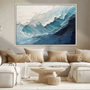 Ocean Wave Canvas Wall Art Print – Coastal Living Room Large