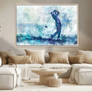 Golf Swing Wall Art Canvas Print - Sports-Inspired