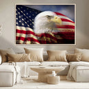 American Flag Eagle Symbol Wall Art, American Flag Eagle by MyGreatCanvas | Canvas Wall Art Prints | Photo Prints & Wall Decor