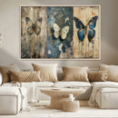 Butterfly Wall Art Trio | Vintage Butterfly Canvas Print | by MyGreatCanvas | Canvas Wall Art Prints | Photo Prints & Wall Decor