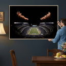 Eagles Field Stadium Wall Art | Philadelphia Eagles Football