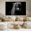 Bear Canvas Print | Wildlife Wall Art for Cabin Decor |