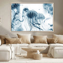 Abstract Jellyfish Canvas Print Wall Art