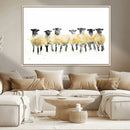 Farmhouse Wall Art Sheep Print | Ready to Hang Framed Canvas by MyGreatCanvas | Canvas Wall Art Prints | Photo Prints & Wall Decor
