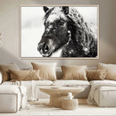 Framed Black and White Horse Wall Art | Ready to Hang and by MyGreatCanvas | Canvas Wall Art Prints | Photo Prints & Wall Decor