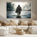 Jesus Walking on Water Wall Art | Canvas Print | Ready to