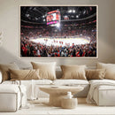 Amerant Bank Arena Wall Art Canvas Print - Basketball Arena by MyGreatCanvas | Canvas Wall Art Prints | Photo Prints & Wall Decor