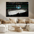 American Airlines Center Dallas Stars Wall Art Canvas Print