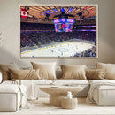 Madison New York Rangers Hockey Stadium Wall Art Canvas