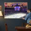 Madison New York Rangers Hockey Stadium Wall Art Canvas