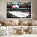 Sharks Arena Blackhawks Sharks Ice Hockey Stadium Wall Art by MyGreatCanvas | Canvas Wall Art Prints | Photo Prints & Wall Decor