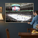 Sharks Arena Blackhawks Sharks Ice Hockey Stadium Wall Art