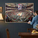 United Center Chicago Bulls Stadium Wall Art Canvas Print