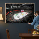 Vaudoise Lausanne Ice Hockey Arena Stadium Wall Art Canvas,