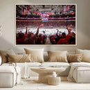 Carolina Hurricanes Ice Hockey Stadium Wall Art, Carolina