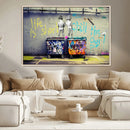 Banksy Life is Short Wall Art - Iconic Graffiti Art on by MyGreatCanvas | Canvas Wall Art Prints | Photo Prints & Wall Decor
