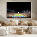 SMU Mustangs Football Team Print - Dallas Gerald J. Ford