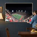 Houston Cougars Football Team Print - Houston TDECU Stadium